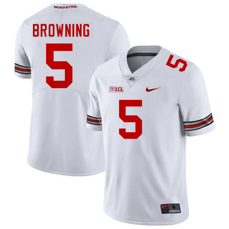 Baron Browning Ohio State Buckeyes Jersey College Football Uniforms-White